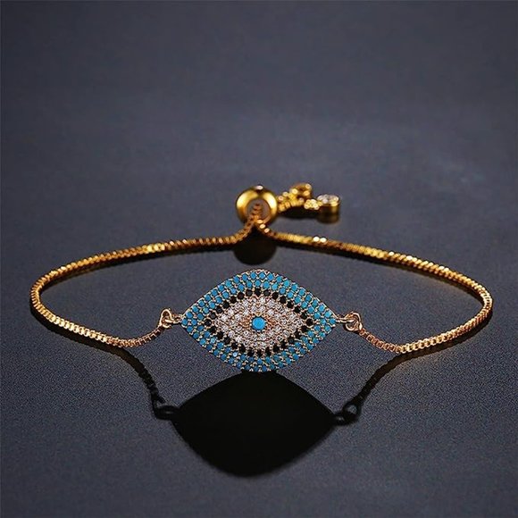 Colorful Evil Eye Bracelet - Picture 1 of 2